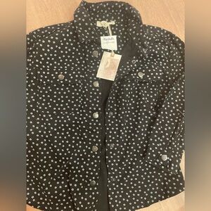 NWT Jessica Simpson loose button top